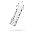 A-Toys - Penis Extender Baldi. Transparentna nakładka na penisa z wypustkami stymulującymi 15,3 cm. 