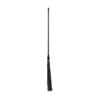 Guilty Pleasure - Rubber Whip Black. Czarny pejcz z  gumowymi paskami. Pozostawia seksowne czerwone ślady. 70 cm!