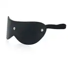 Toyz 4 Lovers - Blindfold Mask. Czarna maska z ekoskóry. Idealne dopasowanie do twarzy! Mega sale!