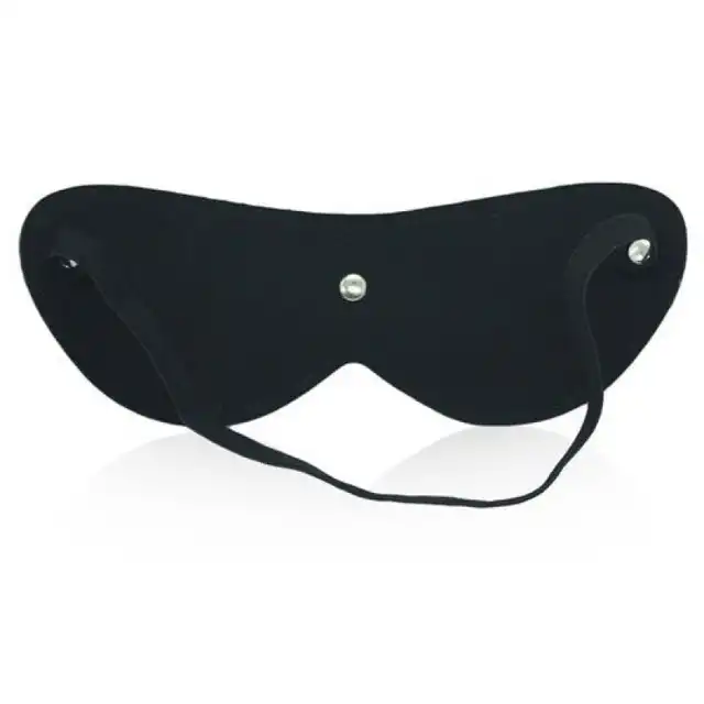 Toyz 4 Lovers - Blindfold Mask. Czarna maska z ekoskóry. Idealne dopasowanie do twarzy! Mega sale!