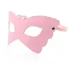 Toyz4Lovers - Butterfly Mask Pink. Opaska w kształcie motylich skrzydeł. Miękka ekoskóra!