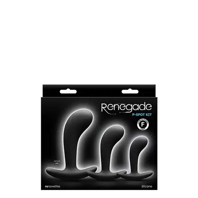 NS Novelties - Renegade P Spot Kit. Wtyczki analne stymulujące punkt P. 3 rozmiary!