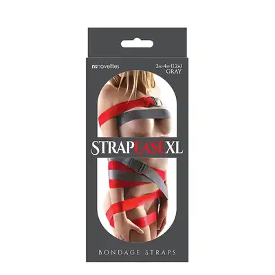 Wiązania-STRAPEASE XL BONDAGE STRAPS 122 CM GREY