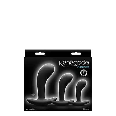 NS Novelties - Renegade P Spot Kit. Wtyczki analne stymulujące punkt P. 3 rozmiary!