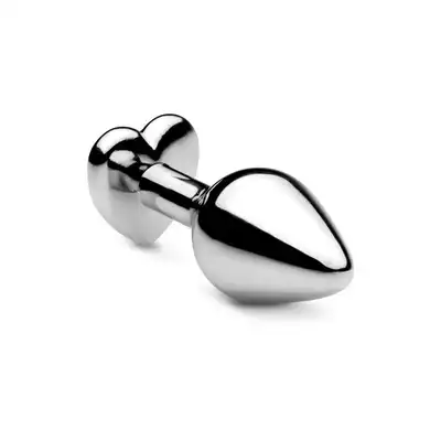 Toyz4Lovers - Butt Plug Heart. Wtyczka analna w kształcie serca ze srebrnym kryształkiem. 
