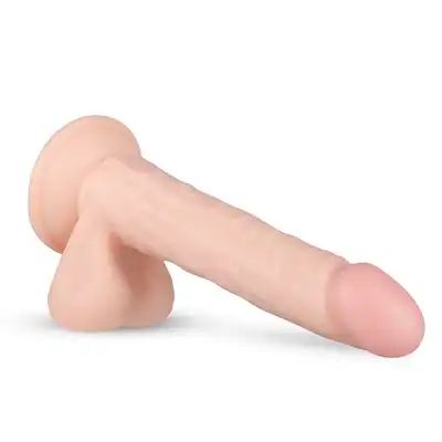 Real Feel - Lewis Realistic Vibrator. Realistyczny wibrator idealnie pasujący do straponów. 22 cm długości. 