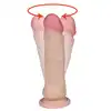 LoveClonex - Saturn 7". Wibrujące dildo z super realistycznej cyber skóry, regulacja wibracji pilotem. 
