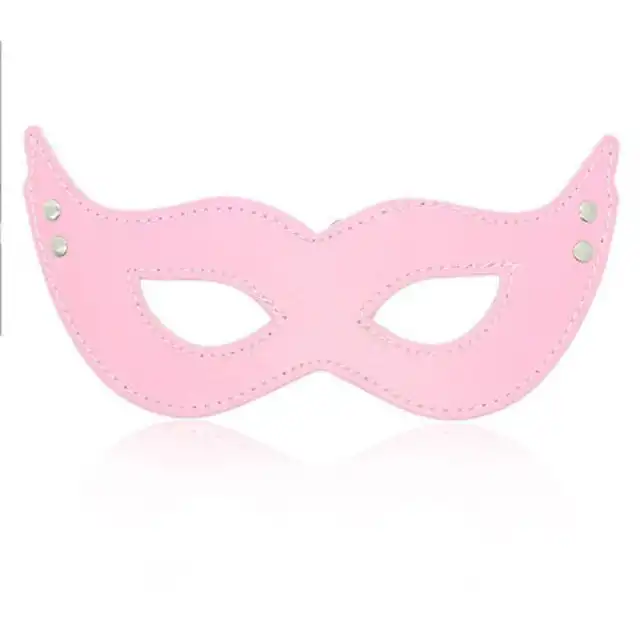 Toyz 4 Lovers - Face Mask. Maska podkreślająca kształt twarzy i oczy. Miękka wygodna skóra, pudrowy kolor!