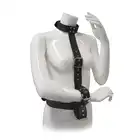 Blaze - Restraint Body Harness with Collar. Uprząż krępująca ciało z ekologicznej skóry. Solidne, bezpieczne dla ciała. 