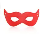 Toyz 4 Lovers - Opened Eye Mask. Czerwona maska z ekoskóry! Świetnie dopasowana do twarzy. 