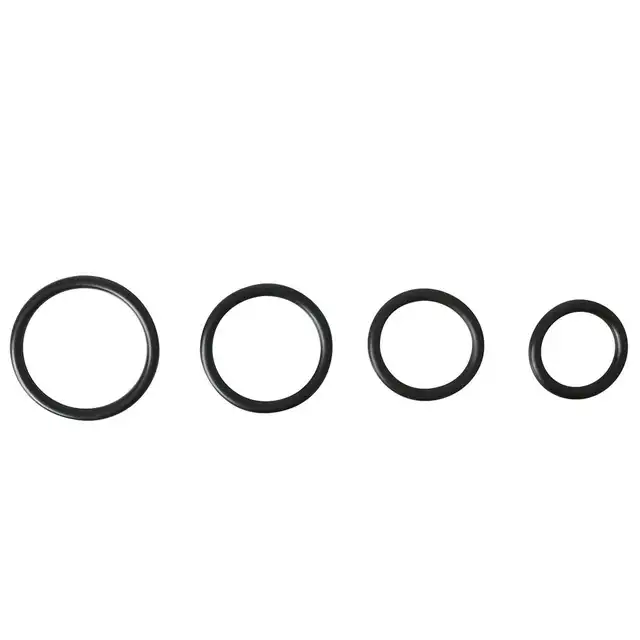 Sportsheets - Rubber O-Ring 4 pack. Ringi erekcyjne oraz O-ringi do uprzęży bondage w jednym. 