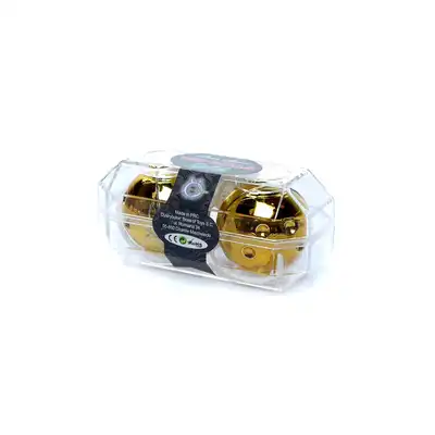 Bseries -  Duo Balls Gold. Dyskretne kulki gejszy, które drżą z każdym Twoim ruchem. Razem z nimi dostarczysz sobie ogrom przyjemności i zadbasz o zdrowie! Top Produkt!