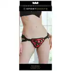 Sportsheets - Phoenix Strap On. Czerwony super dopasowany strap on. Najlepszy wybór dla niej. 