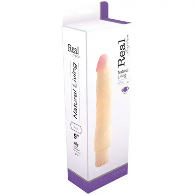 Real Rapture - Natural Living 9". Żelowy wibrator o realistycznym kształcie 23 cm!