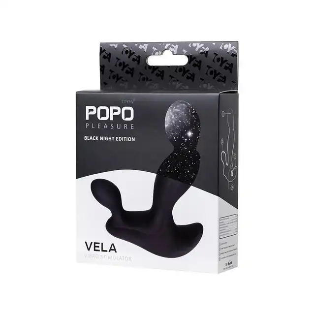 Popo Pleasure - Vela Vibro Stimulator. Wibrujący stymulator prostaty. Super aksamitna powierzchnia. 