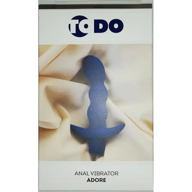 To Do - Anal Vibro Plug Adore. Wibrujący plug analny o super wyprofilowanym kształcie dla zwiększenia doznań.  Mega sale!