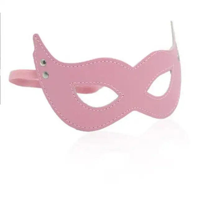 Toyz 4 Lovers - Face Mask. Maska podkreślająca kształt twarzy i oczy. Miękka wygodna skóra, pudrowy kolor!