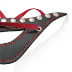 Toyz 4 Lovers -Secret Black&amp;Red Mask. Czarno-czerwona maska z regulacją. Piękne czerwone przeszycia dla ozdoby. 