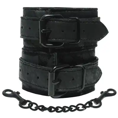 Sportsheets - Lace Cuffs. Solidne wytrzymałe kajdanki, wyścielone miękkim materiałem od środka. Koronkowy wzór.