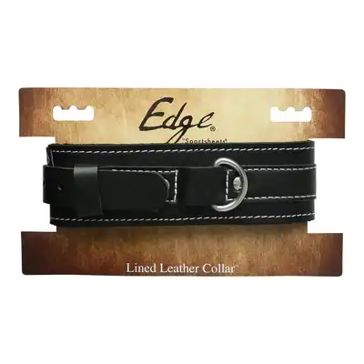 Sportsheets - Lined Leather Collar. Obroża ze skóry, z mięciutką podszewką!