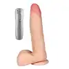 LoveClonex - Perseusz 8". Wibrujące dildo - najlepsza cyber skóra w super niskiej cenie! Ultra realistyczny, giętki. 