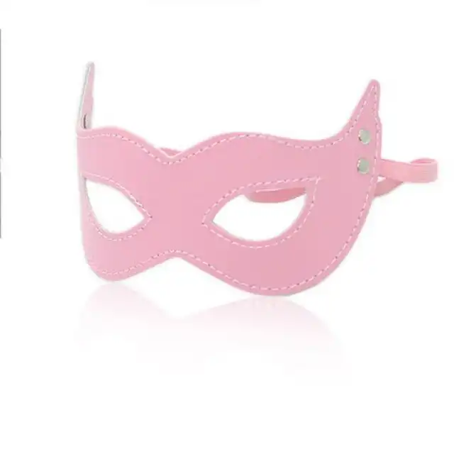 Toyz 4 Lovers - Face Mask. Maska podkreślająca kształt twarzy i oczy. Miękka wygodna skóra, pudrowy kolor!