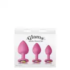 Glams - Spades Trainer Kit. Różowy zestaw treningowy w 3 rozmiarach! Super gładkie, nie zawiera ftalanów. 