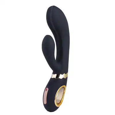 Noami Tang - Wild Rabbit 2 Black &amp; Gold. Spektakularnie piekny. 3 super mocne silniki. 10 programów. Silikon medyczny.
