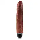 King Cock - Vibrating Stiffy 10". Realistyczny duży latynoski wibrator 31 cm długości 5,6 średnicy 