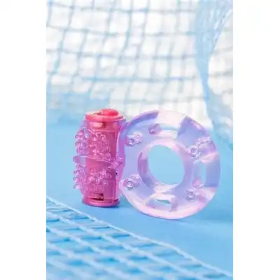 Toyfa - Pink Vibrating Ring. Uniwersalny wibrujący ring dla początkujących w przystępnej cenie!