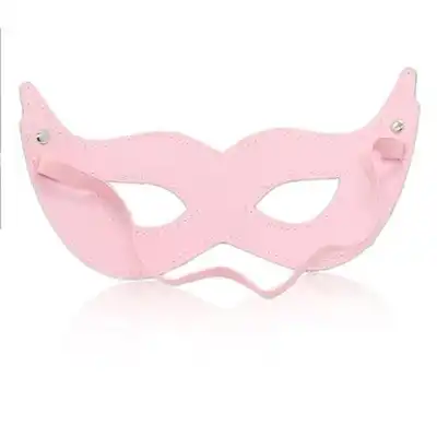 Toyz 4 Lovers - Face Mask. Maska podkreślająca kształt twarzy i oczy. Miękka wygodna skóra, pudrowy kolor!