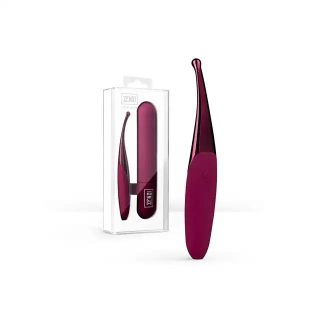Senzi - Deep Pink Vibrator. Wibrator do punktowej stymulacji miejsc intymnych i całego ciała. 