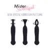 FeelzToys - Mister Sweetspot Clitorial Vibrator Black. Niezwykły wibrator - ultra aksamitny w dotyku, wodoodporny, wysoka klasa produktu. Masażer o super słodkim wyglądzie!