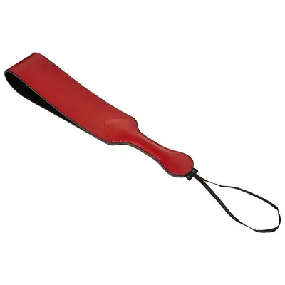 Sportsheets - Loop Paddle. Czerwona packa. Ukaraj swojego partnera skórzanym batem. 