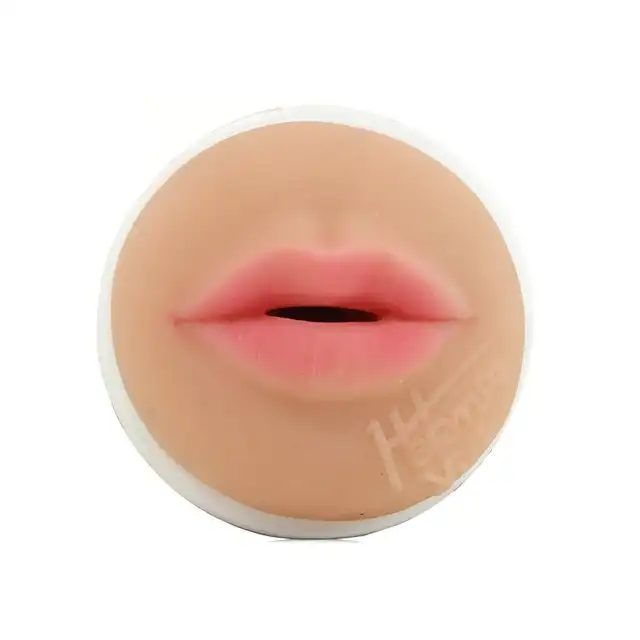 Vulcan. CyberSkin® Vulcan Deep Throat, Cream. Usta z cyberskóry imitujące seks oralny i głębokie gardło. Bestseller!