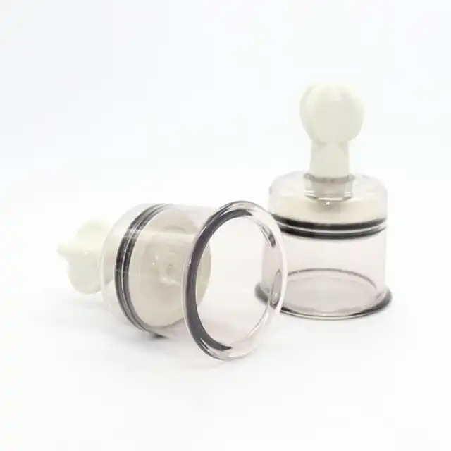 Toyz 4 Lovers - Twist Suction Skin Large. Mocne i solidne przyssawki do sutków. Dla miłośników BDSM.