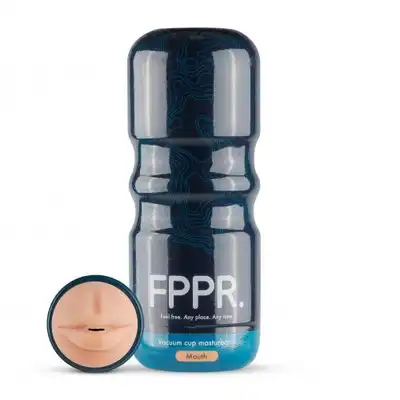 FPPR. Mouth Masturbator - Mocha. Realistyczne usta - masturbator idealny na prezent, dyskretne opakowanie. 