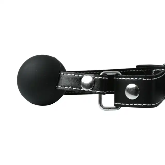 Sportsheets - Silicone Ball Gag. Silikonowy knebel. Wysoka jakość - produkt premium!