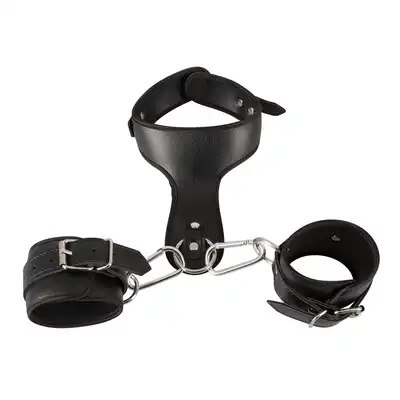 Imit. Leather Restraint Set O
