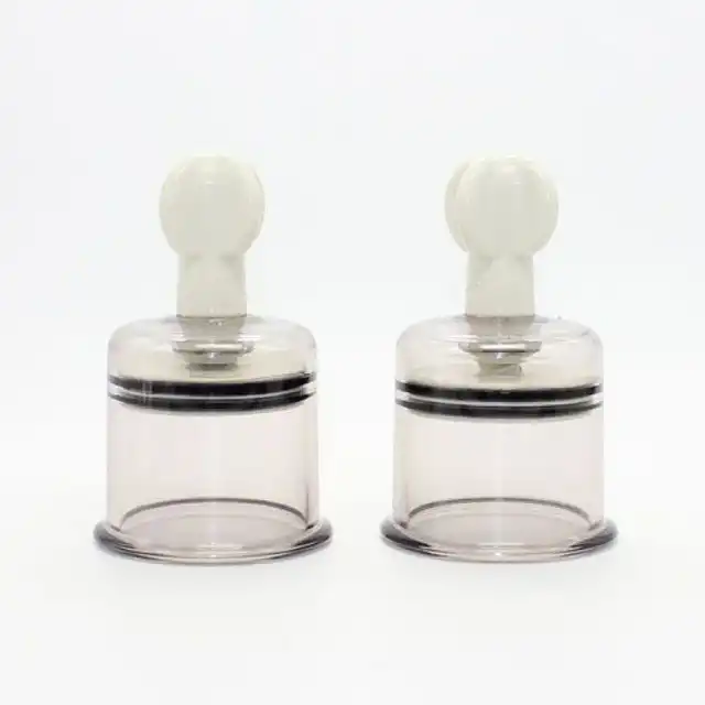 Toyz 4 Lovers - Twist Suction Skin Large. Mocne i solidne przyssawki do sutków. Dla miłośników BDSM.