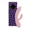 FeelzToys - Lea Rabbit Vibrator Soft Pink. Cichy, przyjemny w dotyku wibrator z króliczkiem, wyprofilowany do stymulacji punktu G. 