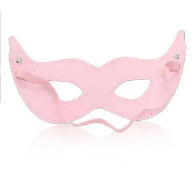 Toyz 4 Lovers - Face Mask. Maska podkreślająca kształt twarzy i oczy. Miękka wygodna skóra, pudrowy kolor!