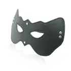 Toyz 4 Lovers - Opened Eyes Mask. Czarna maska z ekoskóry! Bestseller!