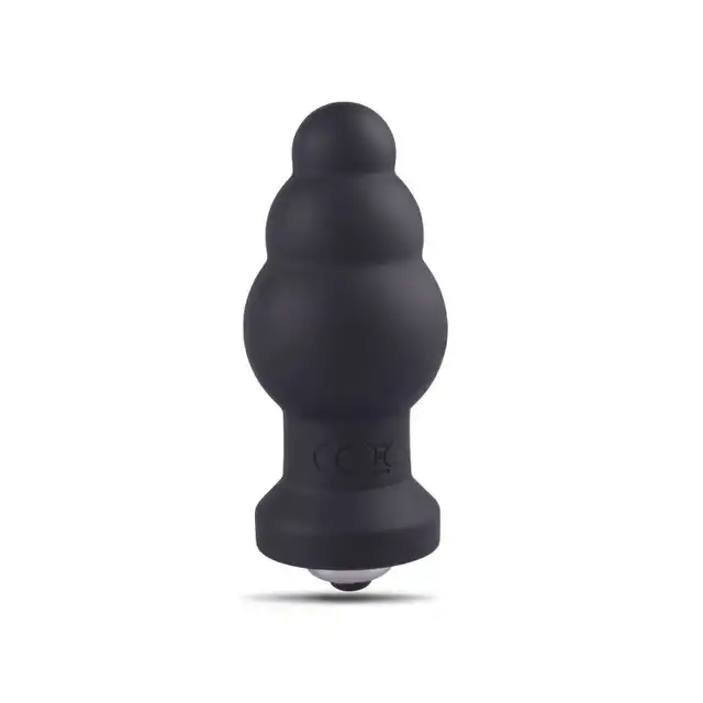 Toyz4Lovers - Anal stimulator Bang. Wibrujący plug analny 8,5 cm! Super falista struktura dla lepszej stymulacji. 