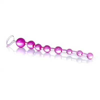 Bseries - Koraliki analne-Jelly Anal 10 Beads Pink