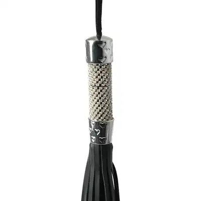 Sportsheet - Sincerely Bling Flogger. Piękny bat z diamentową rękojeścią. 32 cm. 