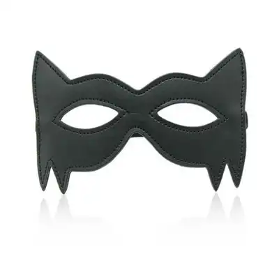 Toyz 4 Lovers - Spikes Mask. Czarna maska ze szpicami z ekoskóry! 