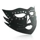 Toyz 4 Lovers - Cat Mask. Czarna kocia maska z ćwiekami z ekoskóry! Hit!