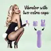 FeelzToys - Mister Bunny Massage Vibrator with 2 Caps. Purple. Silikonowy króliczek, 10 programów, 2 nakładki. Absolutnie wspaniały!