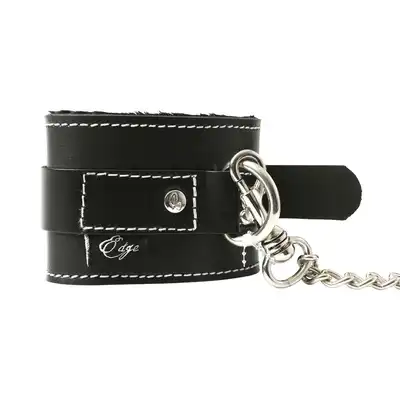 Sportsheets - Edge Leather Wrist Restraints. Skórzane, solidne kajdanki. Produkt premium. 